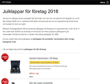 Tablet Screenshot of julklappar-foretag.se